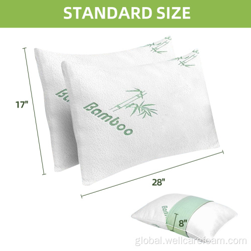 High Density Memory Pillow Bamboo charcoal fiber memory foam pillow for hotel Supplier